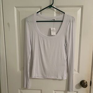 Wild Fable White Long Sleeve Top